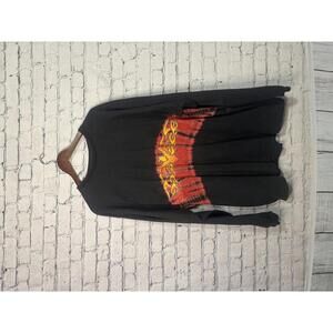 Extreme Limit Men's Long Sleeve Shirt with Phoenix Flame Design 2XL